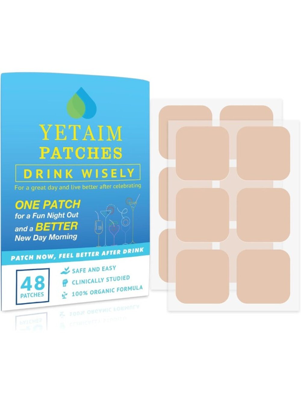 48-Pack Recovery Patches for Energy Boost & Fast Recovery - Day & Night Use